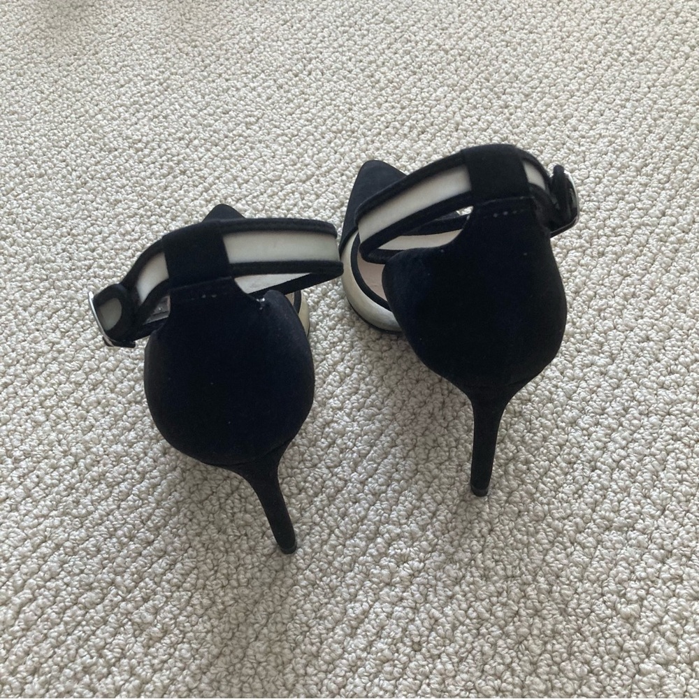 Zara Basic Black Pointed Toe Shoes High Heel Size… - image 4